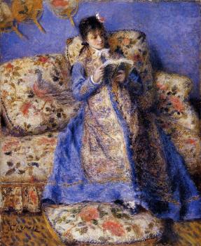 Pierre Auguste Renoir : Camille Monet Reading